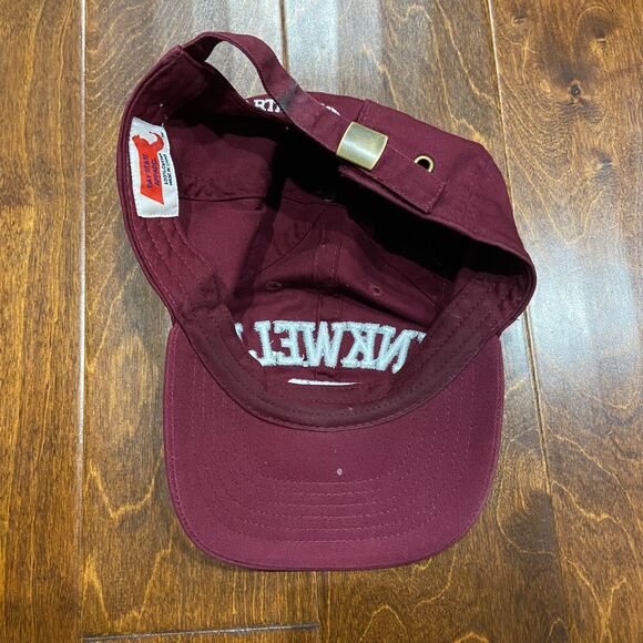 Bay State Apparel Martha's Vineyard Inkwell Maroon White Strapback Hat Mens OS - Picture 6 of 7